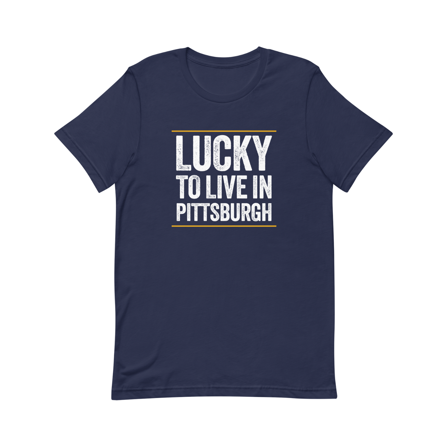 Lucky to Live in Pittsburgh T-Shirt - front